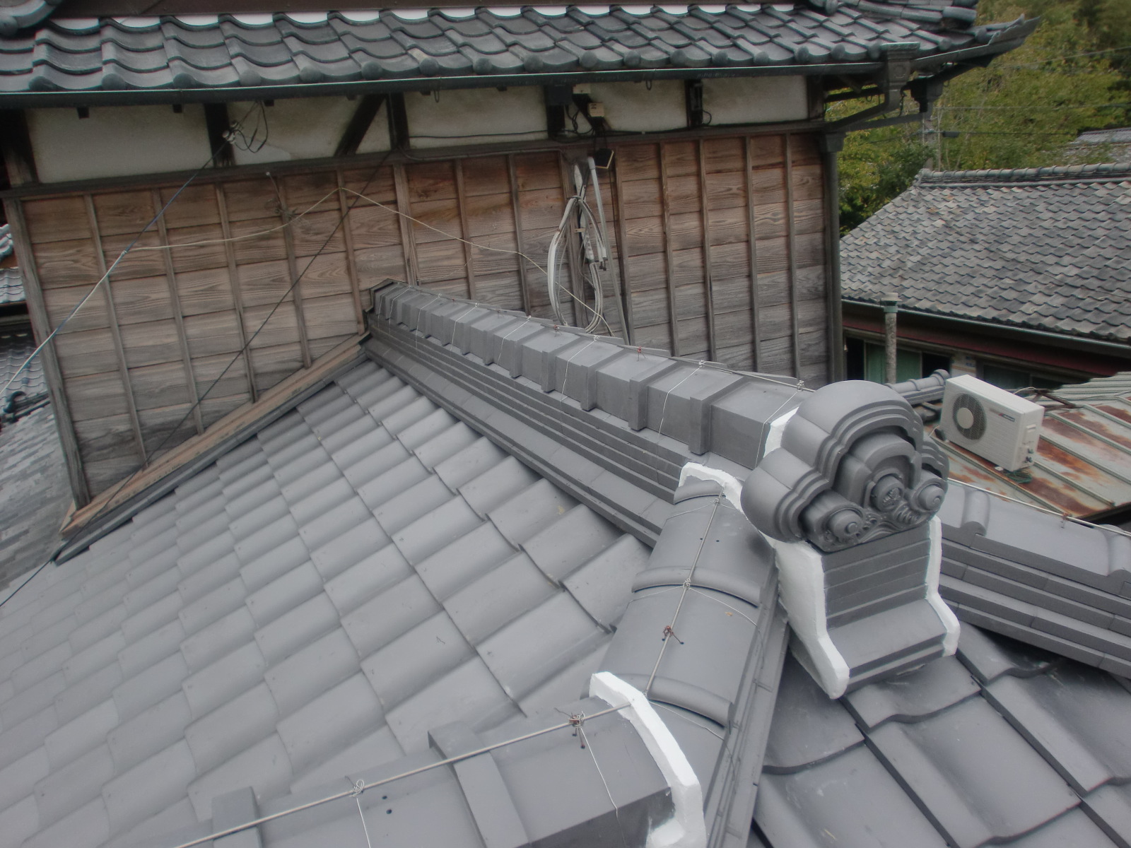 日本瓦の葺き替え工事