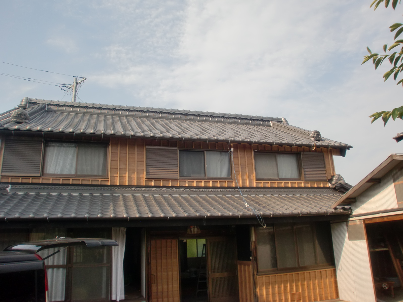 日本瓦屋根葺き替え工事