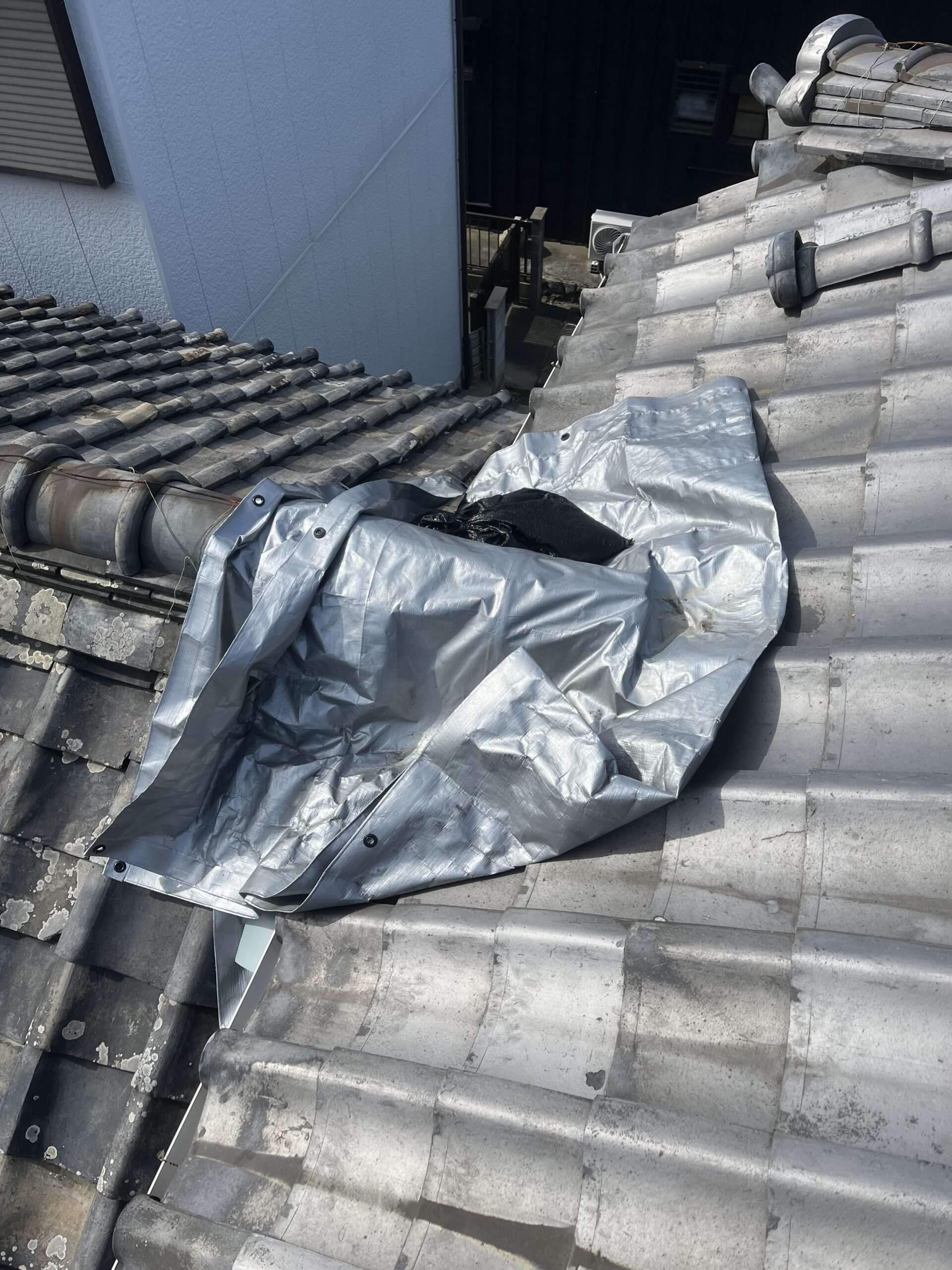 津市　Ｉ様邸　雨漏り屋根修理