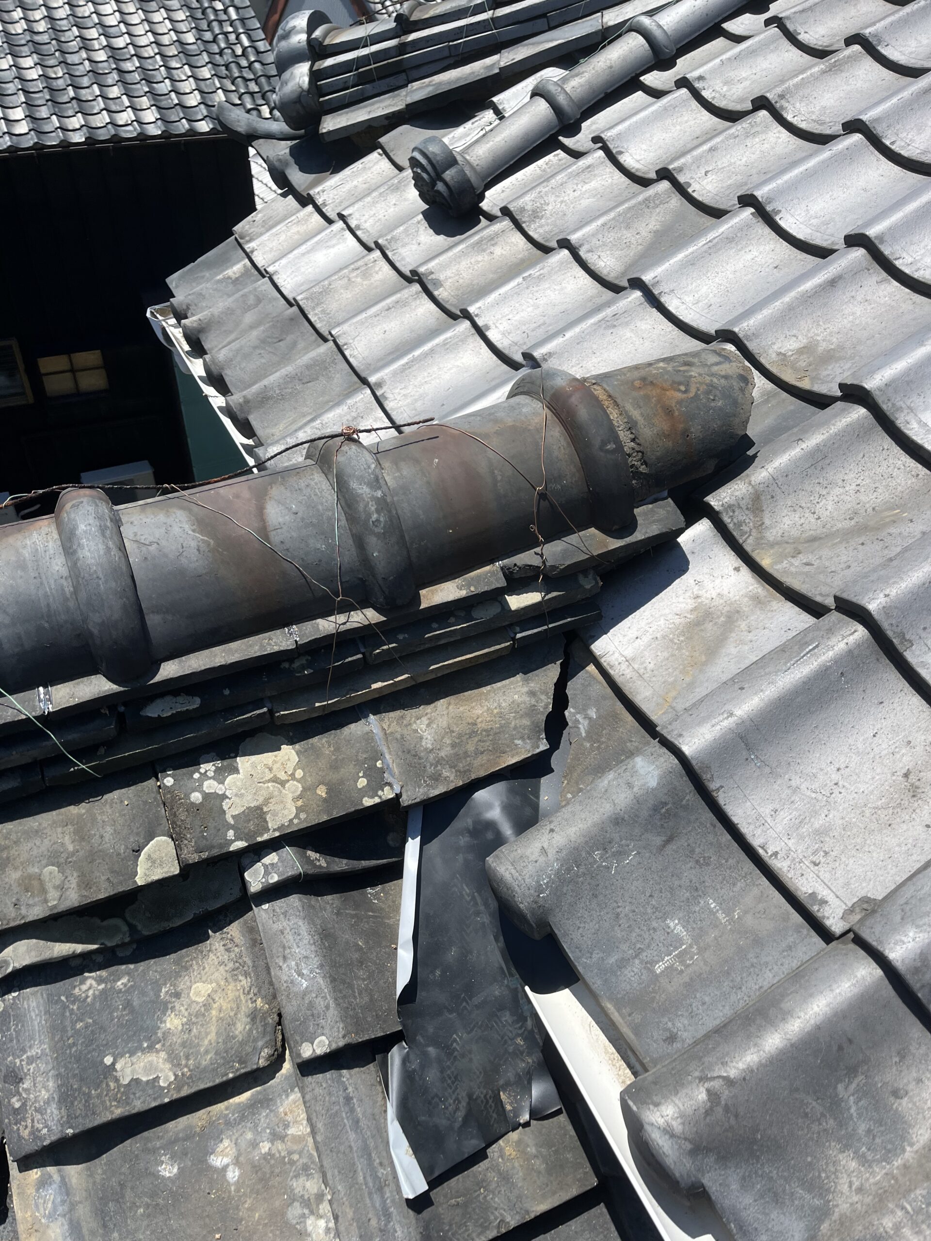 津市　Ｉ様邸　雨漏り屋根修理
