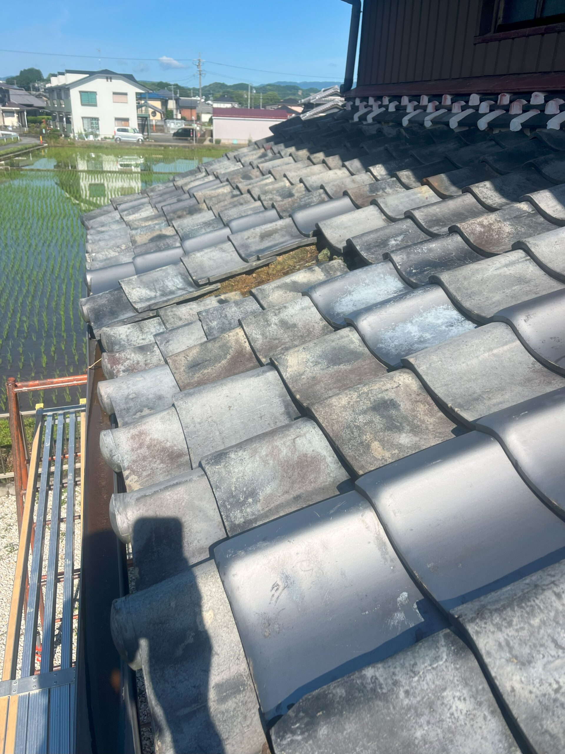 津市一志町で屋根修理